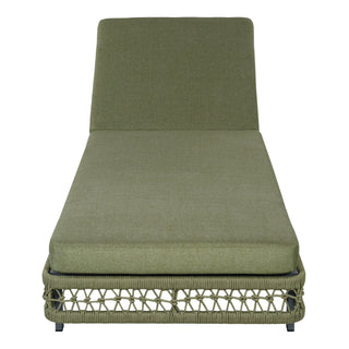 Outdoor Chaise Lounge & Wheels, 5 Position Adjustable Backrest