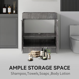Freestanding Bathroom Vanity Cabinet With Soft Close Doors, Cabinet Only