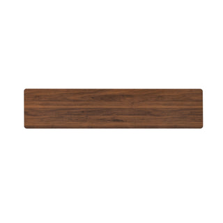 Fluted TV Stand With Storage Drawers And Cabinets For TVs Up To 80", Soft-Close Hinges, Cable Management - Walnut