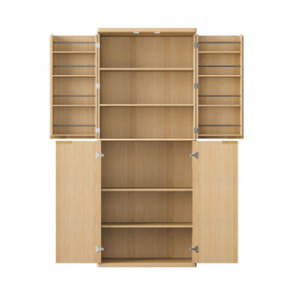 Kitchen Pantry Cabinet With 6 Doors
