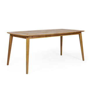 Outdoor Dining Table With Frame - Teak
