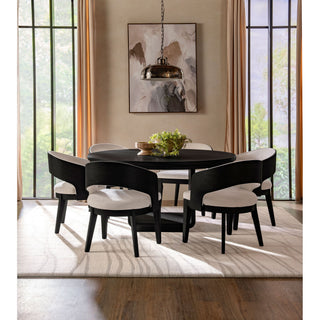Bangor - Round Dining Table - Black