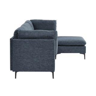 Upholstered Modular Sectional & Tall Legs