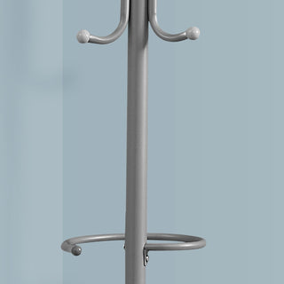 Coat Rack, Hall Tree, Free Standing, Hanging Bar, 6 Hooks, Entryway, Contemporary & Modern