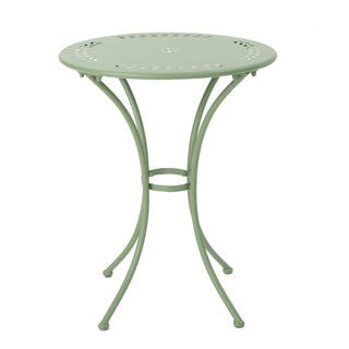 Ambrosia - 3 Piece Bistro Set With Leaf Motifs Top And Seat