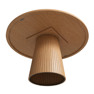 Round Dining Table With Strip Base