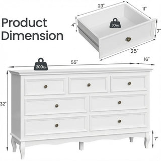 7 Drawer Dresser