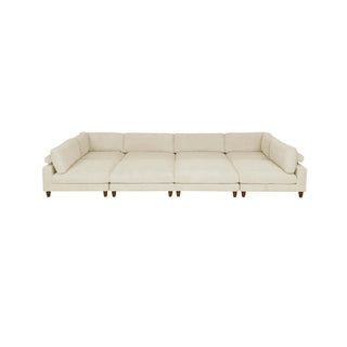 Modern Modular Sectional With Adjustable Back Support