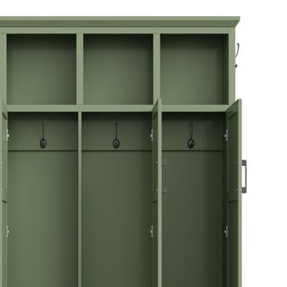 Hall Tree With 4 Hidden Cabinets