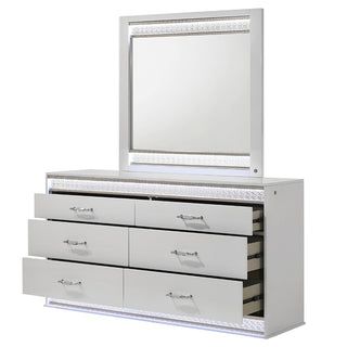 Glam - Bedroom Set With LED Headboard