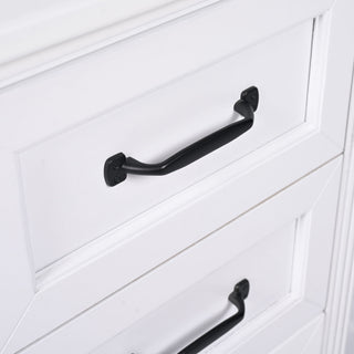 30" Bathroom Vanity With Sink, 3 Drawers, Adjustable Feet