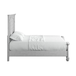 Queen Panel Bed - Gray - Wood