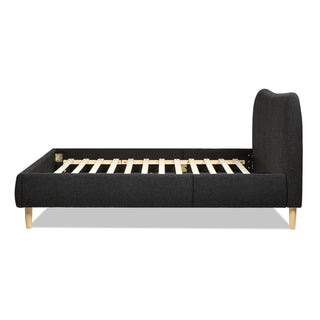Roman - Curved Headboard Upholstered Platform Bed