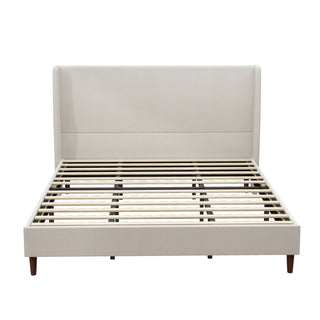 Upholstered Bed & High Headboard Design