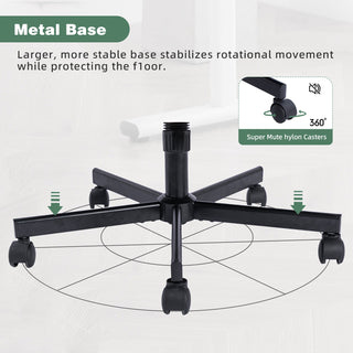 Criss Cross Office Chair With Adjustable Height, Ergonomic Design
