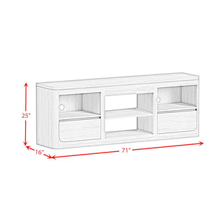Rosalie - 3 Piece Entertainment Unit With 71" TV Console