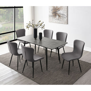 Grant - Extension Dining Table With Butterfly Leaf - Gray