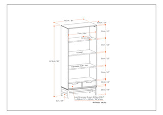 Banting - Mid Century Handcrafted Bookcase