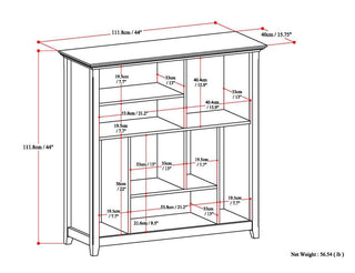 Amherst - Multi Cube Bookcase And Storage Unit - Light Brown