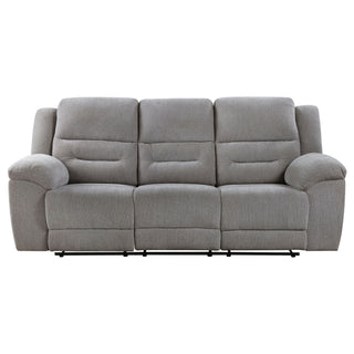 Sebring - Reclining Sofa With Manual Recline - Gray