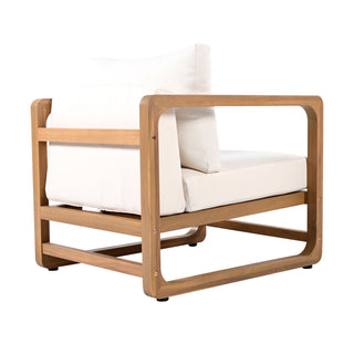 Outdoor Lounge Chair With Oversized Cushion Set For Patio