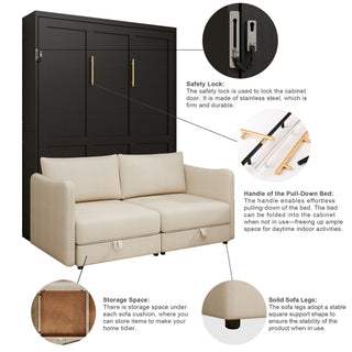 Murphy Bed, Wall Bed With Sofa