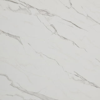 Marlene - Dining Table With White Faux Marble Top - White