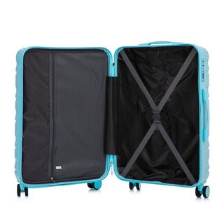 Tourist 3 Piece Luggage Set, Combination Lock, Durable Hard Shell With 360° Silent Wheels