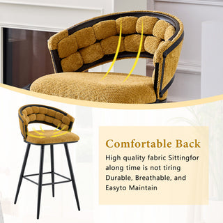 Bar Stools, Kitchen Island Counter Height Stools (Set of 2)