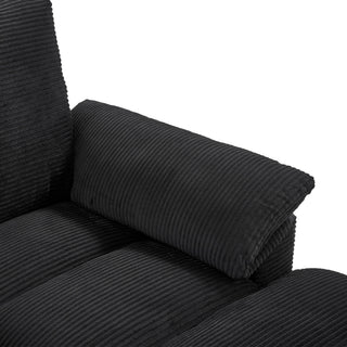 Modern U - Shaped Sectional Sofa With Storage Ottomans, USB Ports, And Cup Holders