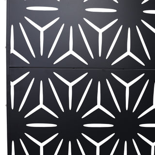 Outdoor & Indoor Metal Privacy Screen, Freestanding Decorative Panels