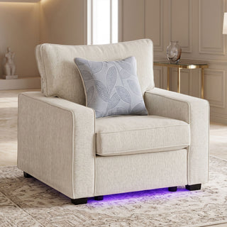 Rita - Accent Chair With LED Underlighting