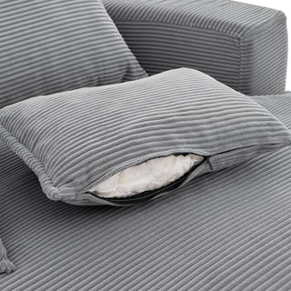 360° Swivel Accent Barrel Chair With Dual Layer Cushion And 3 Removable Pillows