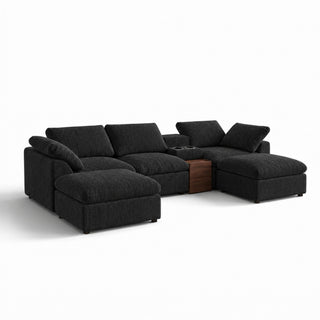 Modular Cloud Couch With Storage Console