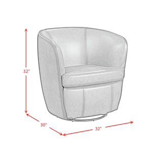 Vito - Swivel Chair - Pebble Tan