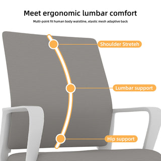 Minimalist Office Chair With Soft Backrest