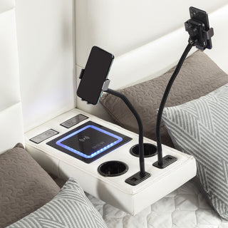 Futura - Upholstered Bed With Tall Headboard