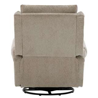 Manual Recliner Massage Chair With Swivel Rocker, 8 Massage Modes, Side Storage Pocket