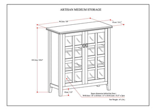 Artisan - Medium Storage Cabinet - Light Brown