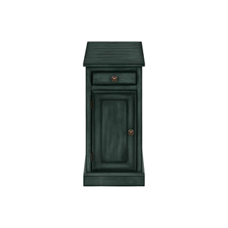 Accent Table With Storage Drawer For Living Room - Blue
