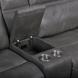 Camaro - Motion Loveseat With Console - Nugget Gray