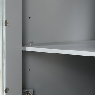Modern Bathroom Vanity With Sink, Cabinet With 2 Drawers And Door, Adjustable Shelf