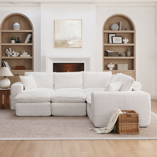 Sectional Sofa With Moveable Ottoman