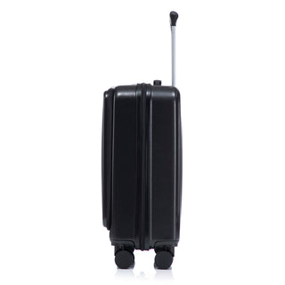 Luggage Set With Cosmetic Case, Combination Lock, Front Opening Design