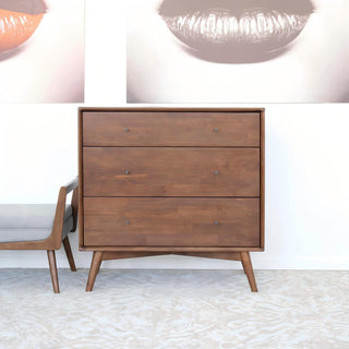 Caroline - Dresser 3 Drawer - Brown / Wood