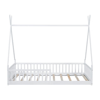 House Shaped Design Bed With Fence