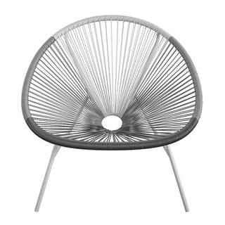 Indoor / Outdoor Lounge Chair (Set of 2) - Dark Gray