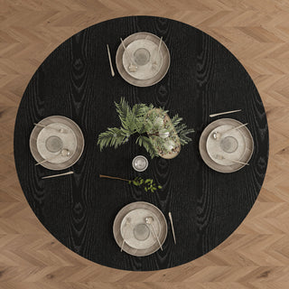 Round Dining Table With Strip Base