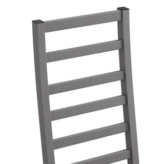 Metal Dining Chairs With Steel Legg, High Back Armless Design