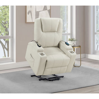 Macklin - Power Lift Massage Recliner With Heat And Dual Cupholders